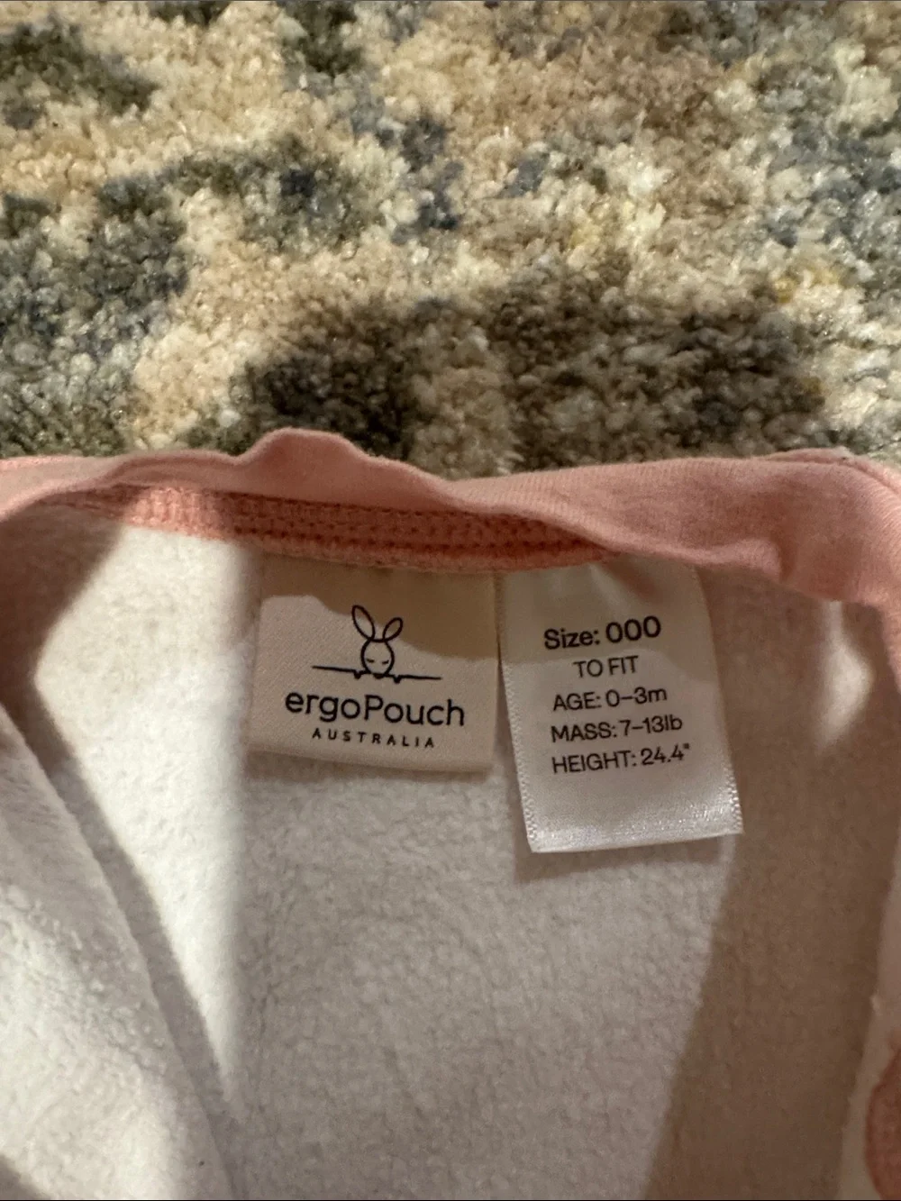 Ergopouch sleepsack swaddle 0-3m size 000